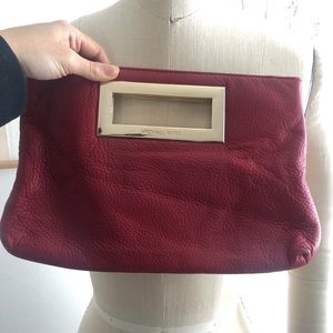 Michael Kors Genuine Leather Clutch Purse